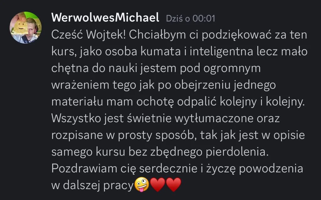 Opinia ucznia 10