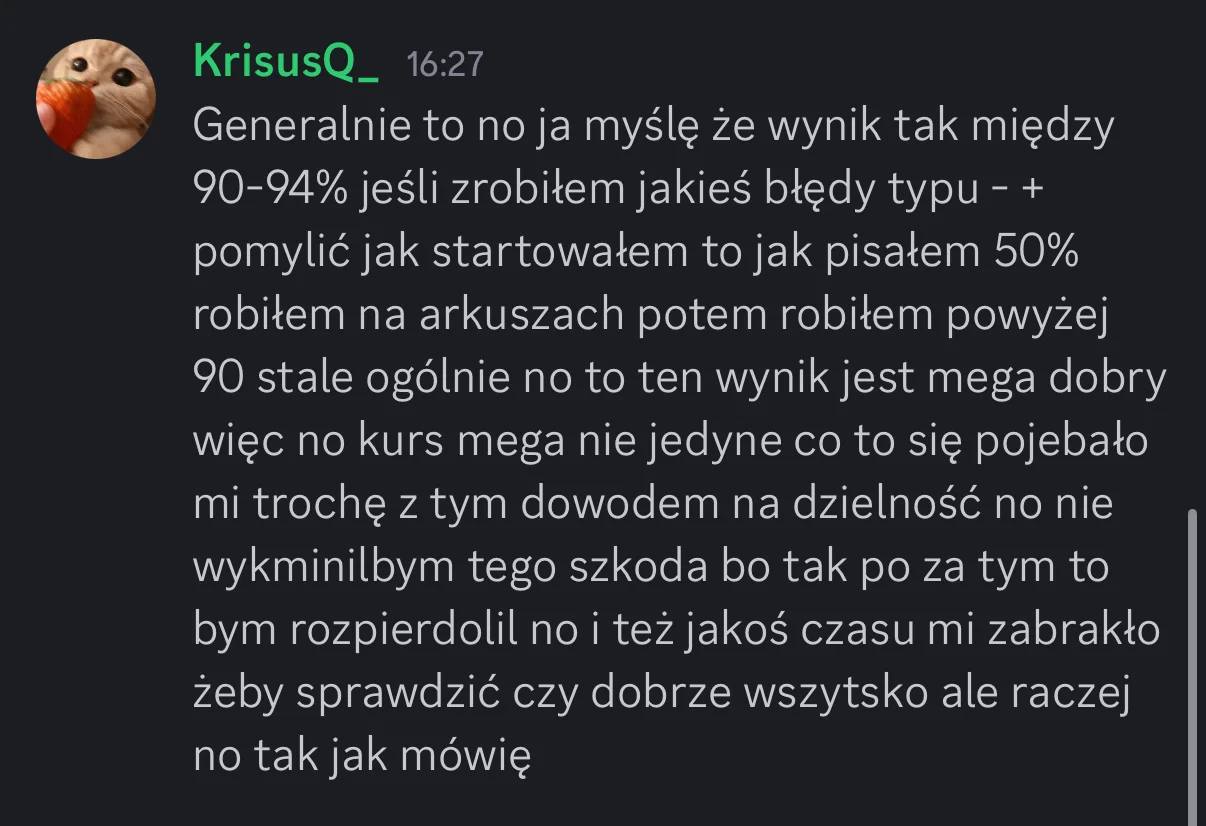 Opinia ucznia 2