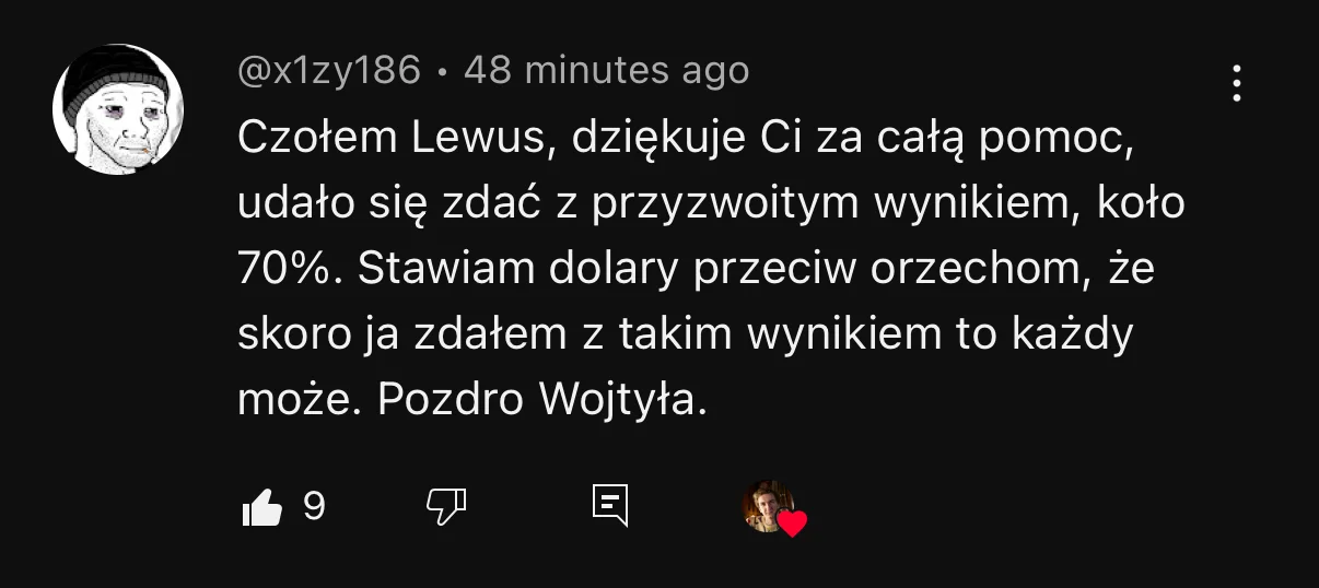 Opinia ucznia 3