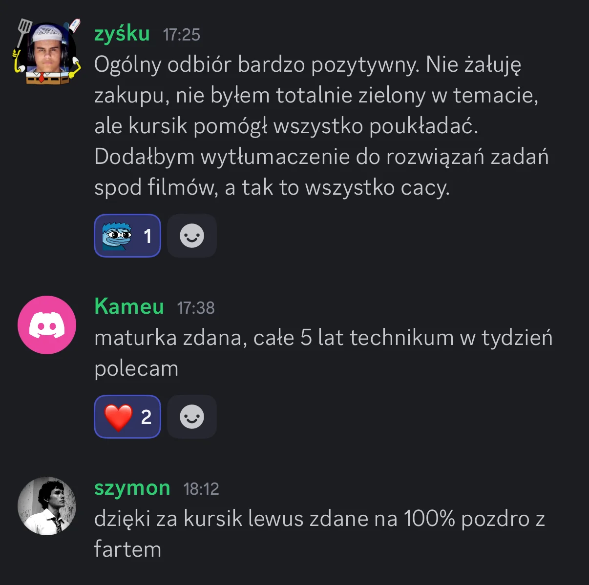 Opinia ucznia 5